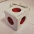 Разветвитель Allocacoc PowerCube Extended Кабель 3м, 5 розеток (Красный)